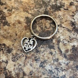 James Avery A&M dangle ring